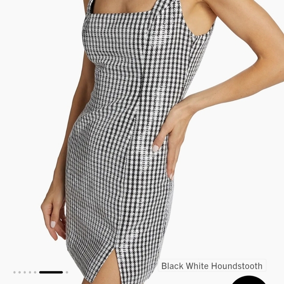 WAYF Icon Sequin Gingham Minidress SIZE XL NWT - Picture 2 of 12